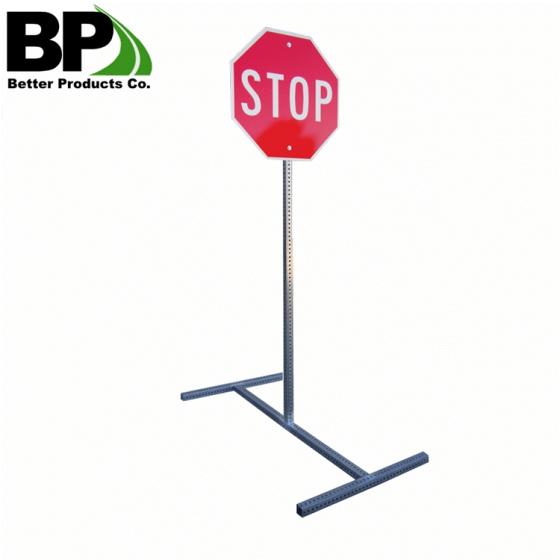 Holes 1" Centers On All Four Sides Perforated Square Sign Posts(id